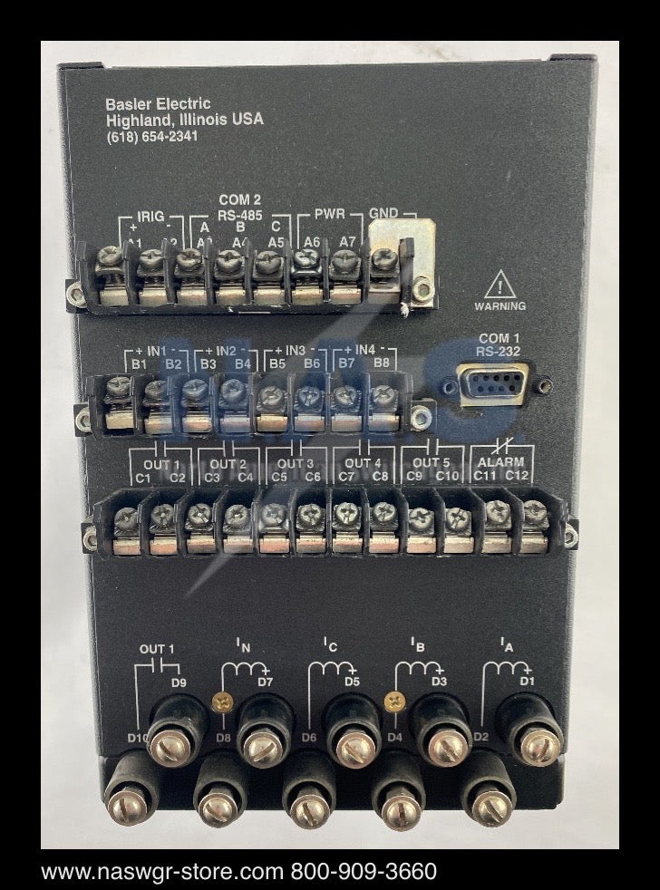 Basler Electric BE1 851 Overcurrent Relay 9289900185 North