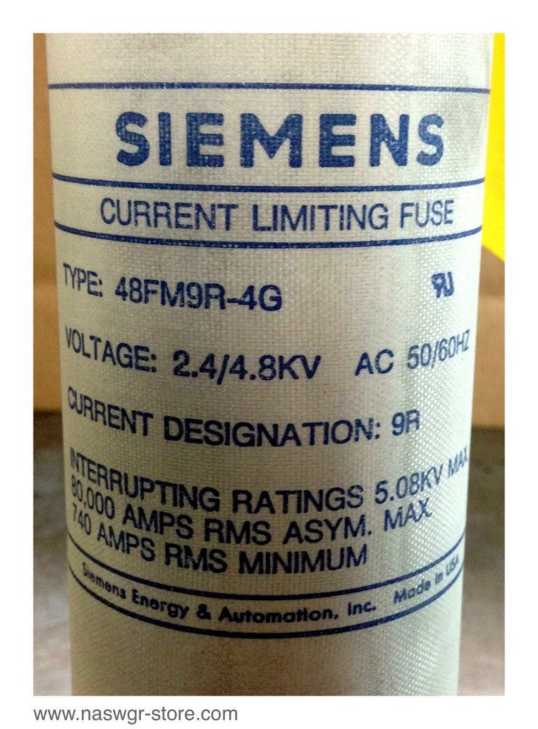 Siemens 48FM9R-4G Current Limiting Fuse 740 Amps RMS minim