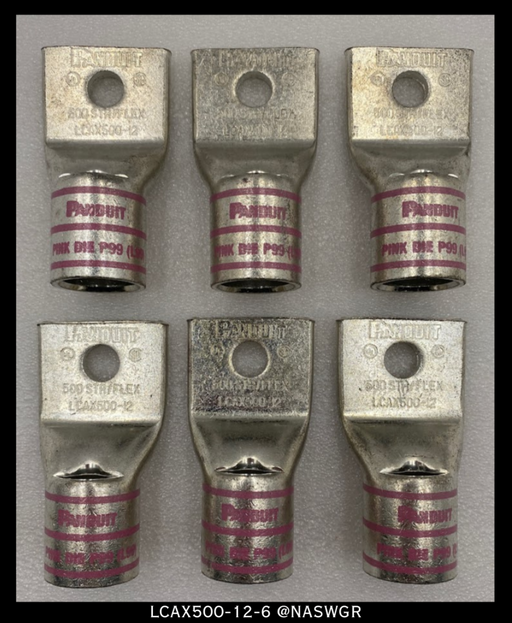 PANDUIT LCAX500-12-6 COPPER LUGS