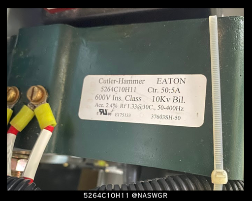 Eaton 5264C10H11 Current Transformer - 50:5 Amp