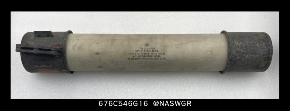 Westinghouse CLS-1, 676C546G16 Current Limiting Fuse  - 70 Amp/4.8kV