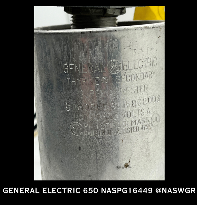 650 ~ General Electric 650 THYRITE SECONDARY SURGE ARRESTER 9L15BCC008