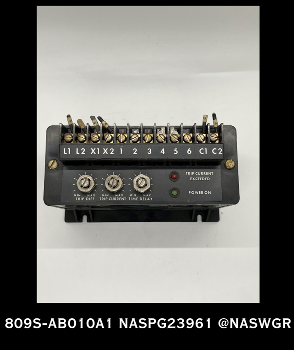 809S-AB010A1 ~ A-B 809S-AB010A1 BULLETIN 809S AC CURRENT RELAY