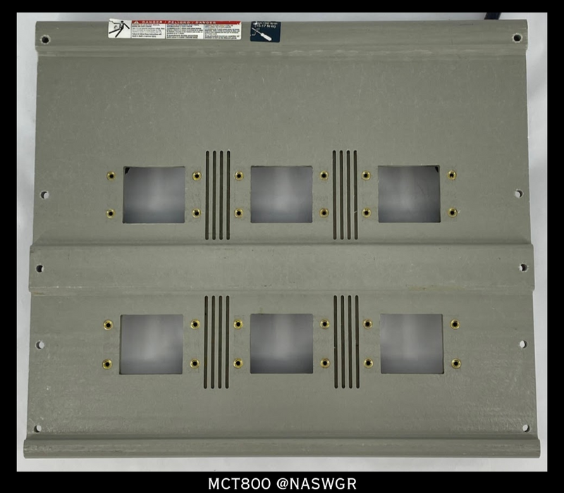 Square D MCT800 Current Transformer (3) On Bracket - 800:5