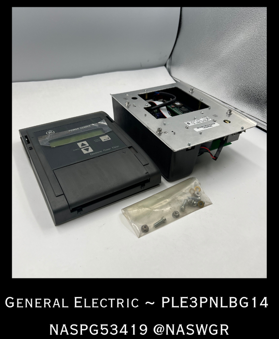 GE Power Leader PLE3PNLBG14 Electronic Power Meter - 120v - Unused