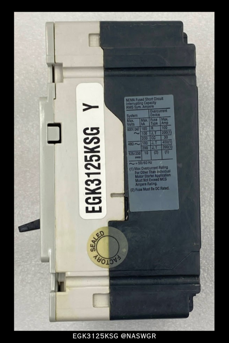 Eaton EGK3125KSG Molded Case Switch - 125 Amp