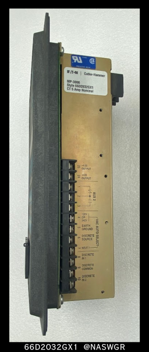 Eaton MP-3000, 66D2032GX1 Motor Protection Relay