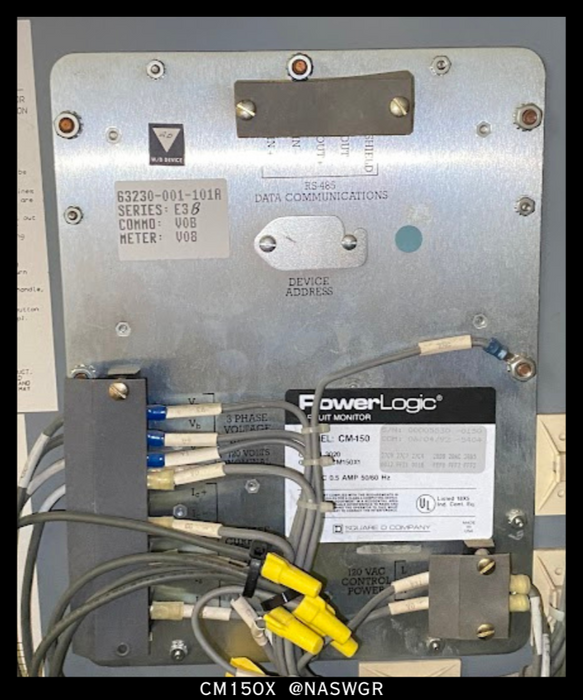 Square D CM150X1 Power Logic Circuit Monitor