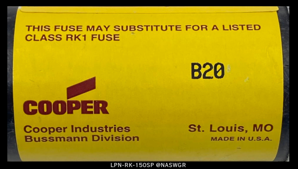 Cooper Bussman LPN-RK-150SP Fuse - 150A/250V - Unused