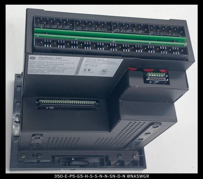 General Electric Multilin 350-E-P5-G5-H-S-S-N-N-SN-D-N Protection Relay