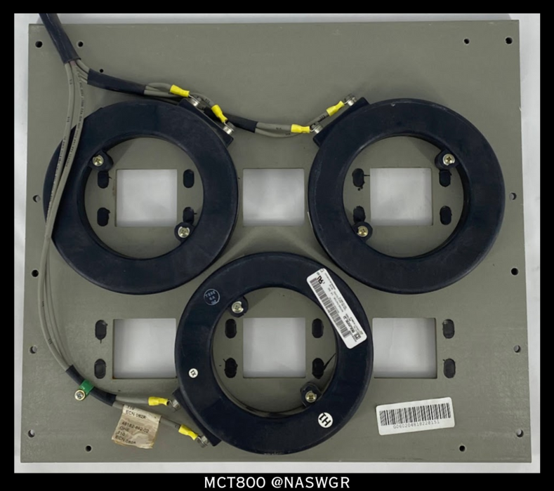 Square D MCT800 Current Transformer (3) On Bracket - 800:5