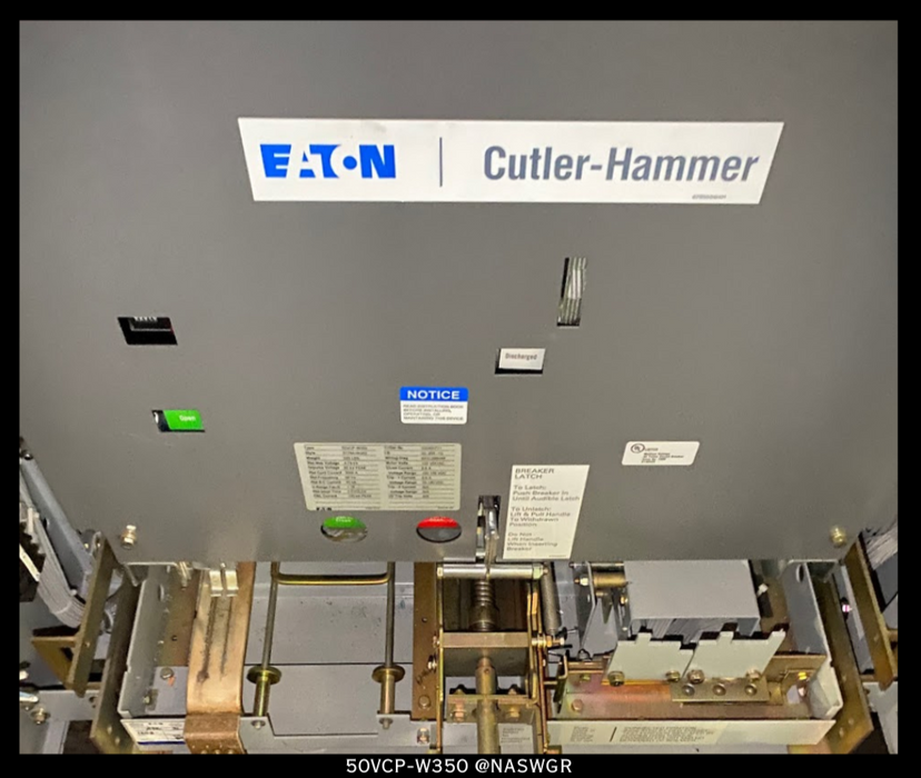 Eaton 50VCP-W350 Vacuum Circuit Breaker (E/O,D/O) - 4.76kV, 3000 Amp