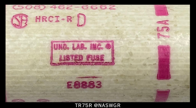 GOULD SHAWMUT TR75R Fuse - 75A/250V - Unused