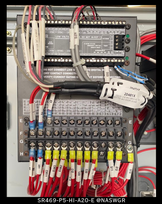 General Electric Multilin SR469-P5-HI-A20-E Motor Management Relay