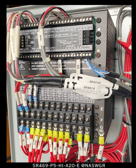 General Electric Multilin SR469-P5-HI-A20-E Motor Management Relay