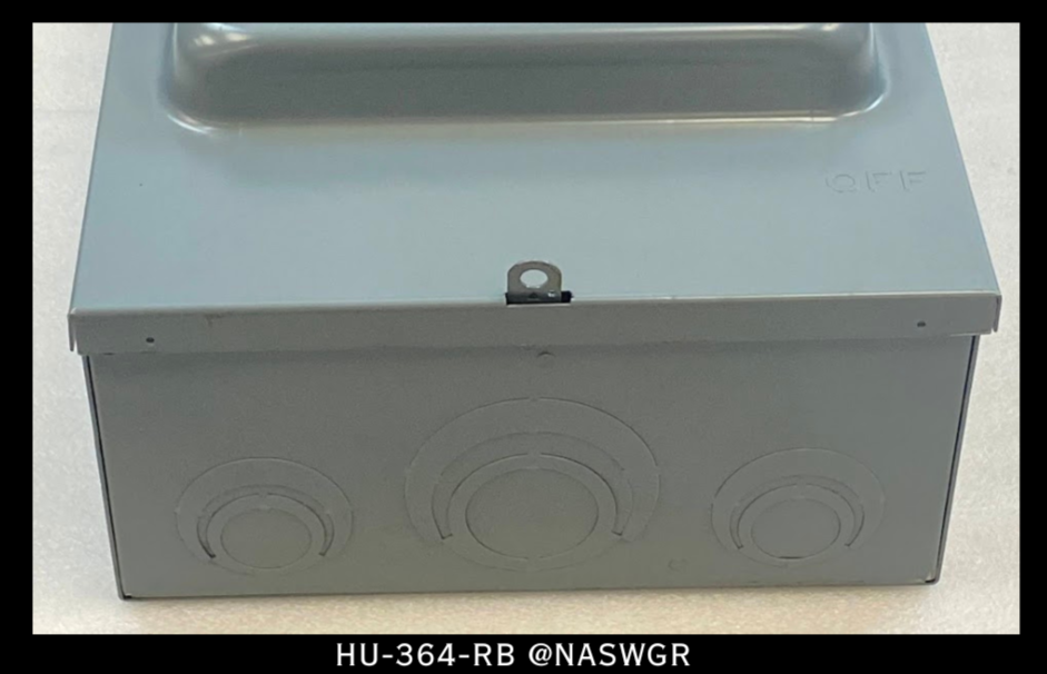 Square D HU364RB Heavy Duty Safety Switch - 200A/600V/N3R - Unused