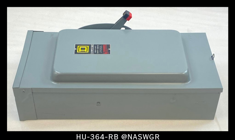 Square D HU364RB Heavy Duty Safety Switch - 200A/600V/N3R - Unused