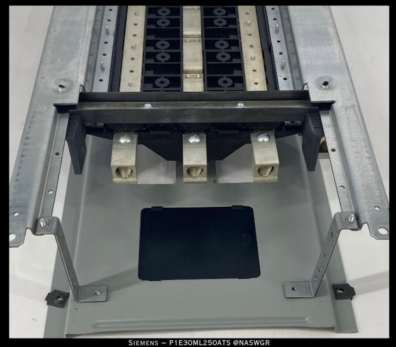 Siemens P1E30ML250ATS Unassembled Lighting Panel - 250A/480Y,277V/3P4W - Unused