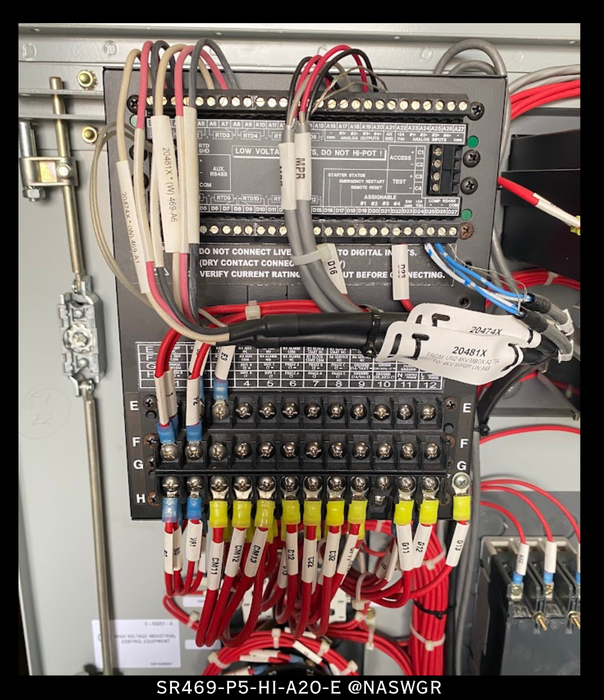 General Electric Multilin SR469-P5-HI-A20-E Motor Management Relay