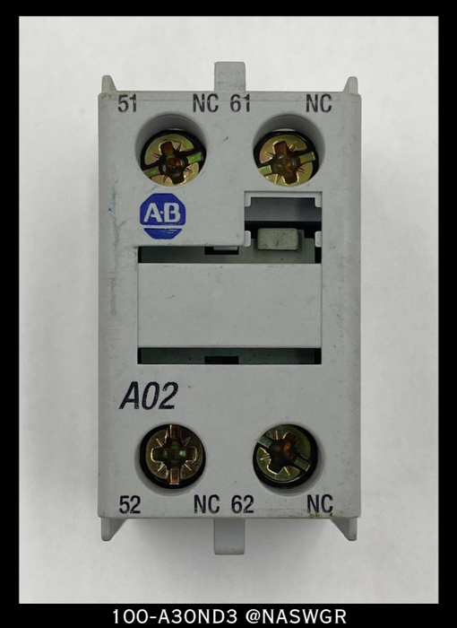 Allen-Bradley 100-A30ND3 Contactor - 30 Amp