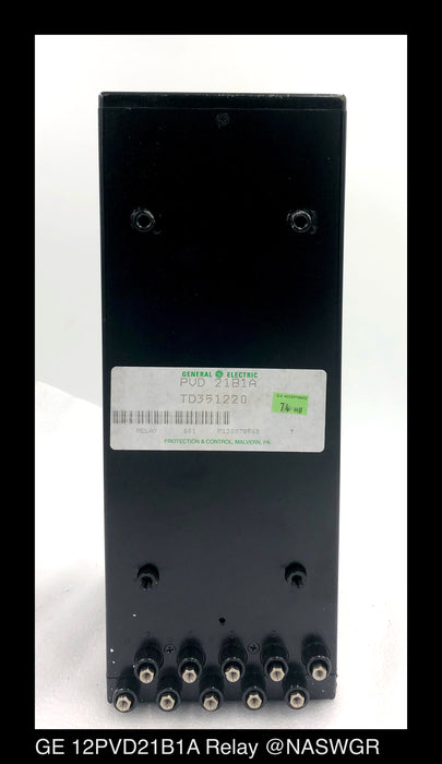 GE 12PVD21B1A High Impedance Differential Relay - 150vAC -  Unused Surplus