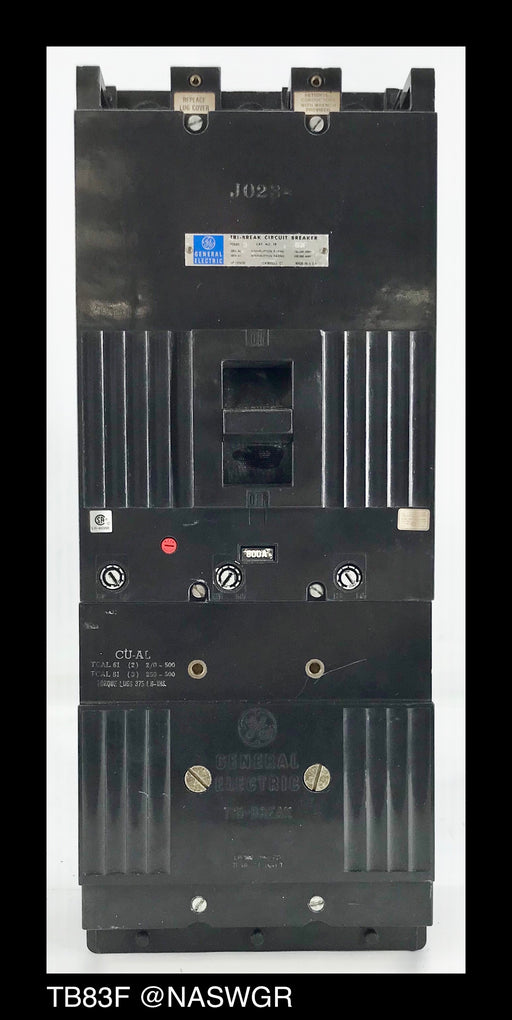 GE Tri-Break TB83F Molded Case Circuit Breaker - 800 Amp