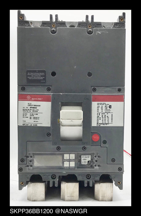 GE Spectra RMS SKPP36BB1200 Circuit Breaker - 1200 Amp