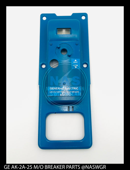 General Electric AK-2A-25 Breaker Escutcheon, Manual Breaker (Blue) - P/N: 259C607G3