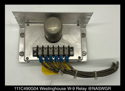 Westinghouse 111C490G04 W-9 Relay