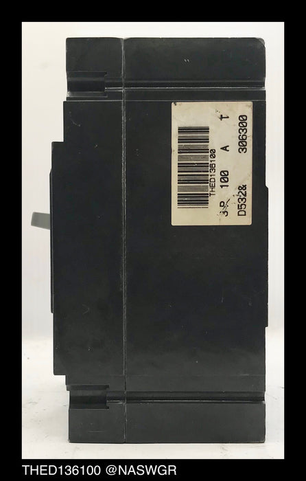 General Electric THED136100 Molded Case Circuit Breaker ~ 100 Amp