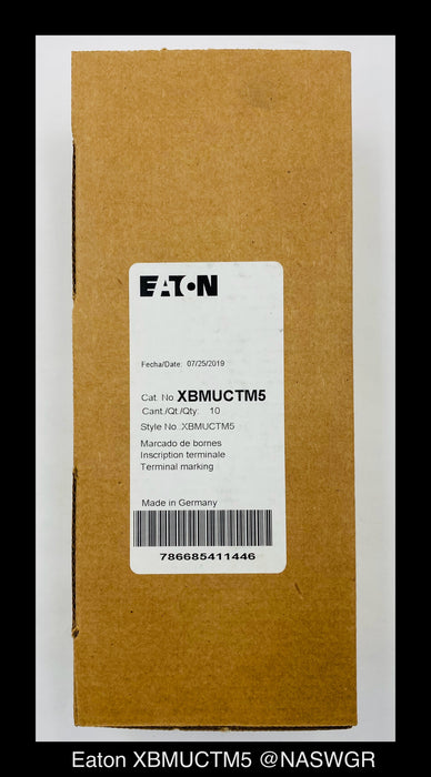 Eaton XBMUCTM5 Terminal Marking