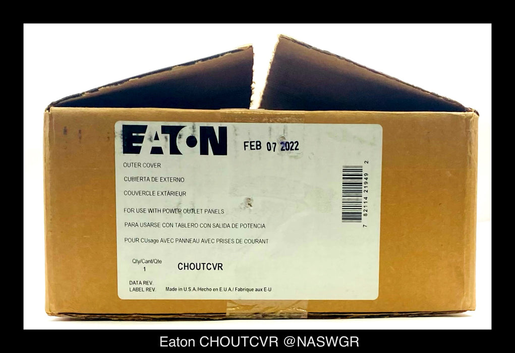 Eaton CHOUTCVR Power Outlet Panel Outer Cover - Unused