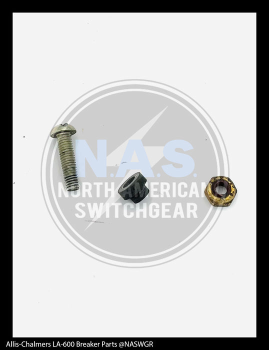 Allis-Chalmers LA-600A/LA-800A Breaker Guide, Nut, & Screw - P/N: 18-657-803-018