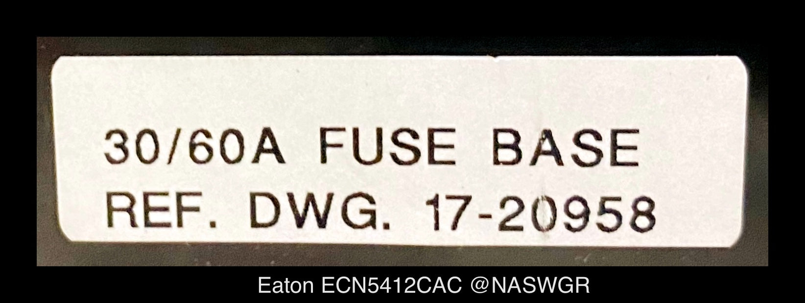 Eaton ECN5412CAC Industrial Pump Panel - 30A/SIZE1/460vAC - Unused