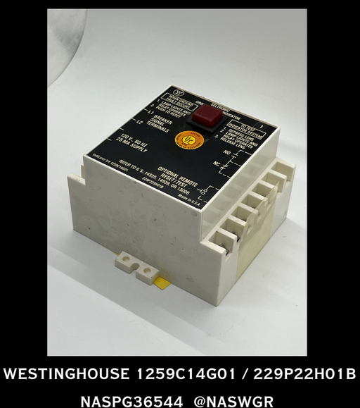 1259C14G01 / 229P22H01B - WESTINGHOUSE - SELTRONIC GROUND FAULT INDICATOR