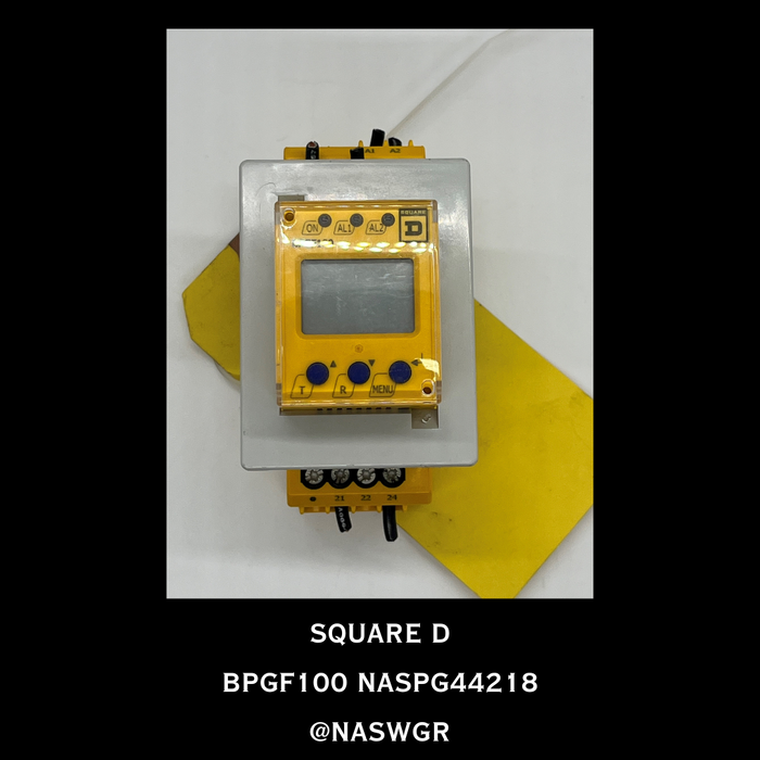 BPGF100 ~ SQUARE D BPGF100 GROUND FAULT RELAY