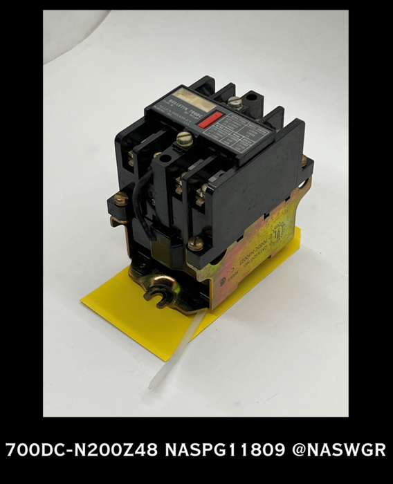 700DC-N200Z48 - ALLEN BRADLEY - 700DC-N200Z48 TYPE N DC RELAY