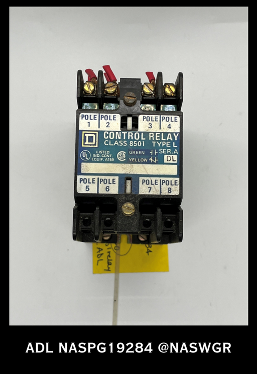 ADL ~ Square D ADL  L0-40 CONTROL RELAY ~ ADL