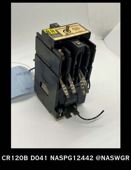 CR120B D041- General Electric - CR120B D041 Industrial Relay