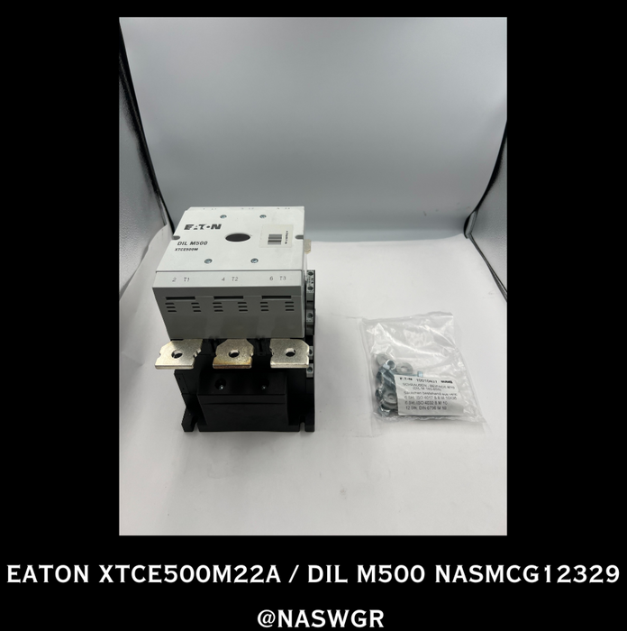 Eaton DILM500/22(RA250)/XTCE500M22A XT Contactor - 550Amp/110-250v Coil - Unused