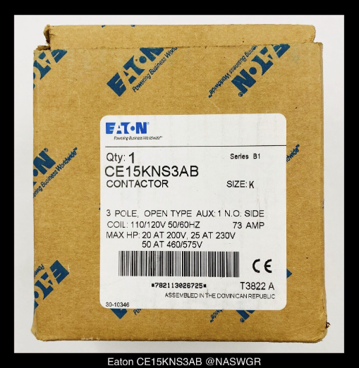 Eaton CE15KNS3AB Freedom Series Contactor - 73 Amp