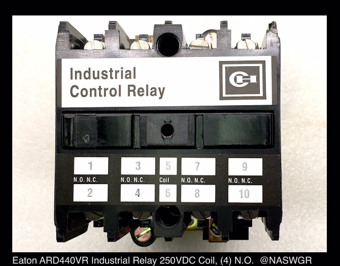 Eaton ARD440VR Industrial Control Relay - 250vDC