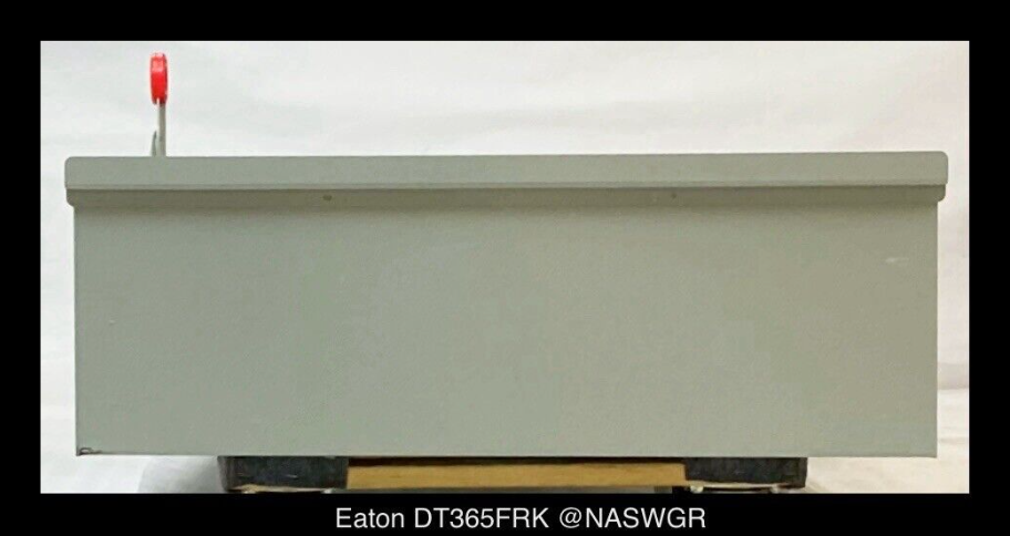 Eaton DT365FRK Heavy Duty Safety Switch - 400A/600V/3P/N3R - Unused