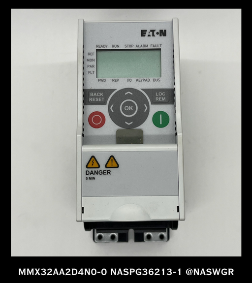 Eaton M-MAX Series MMX32AA2D4N0-0 Adjustable Frequency Drive - Unused