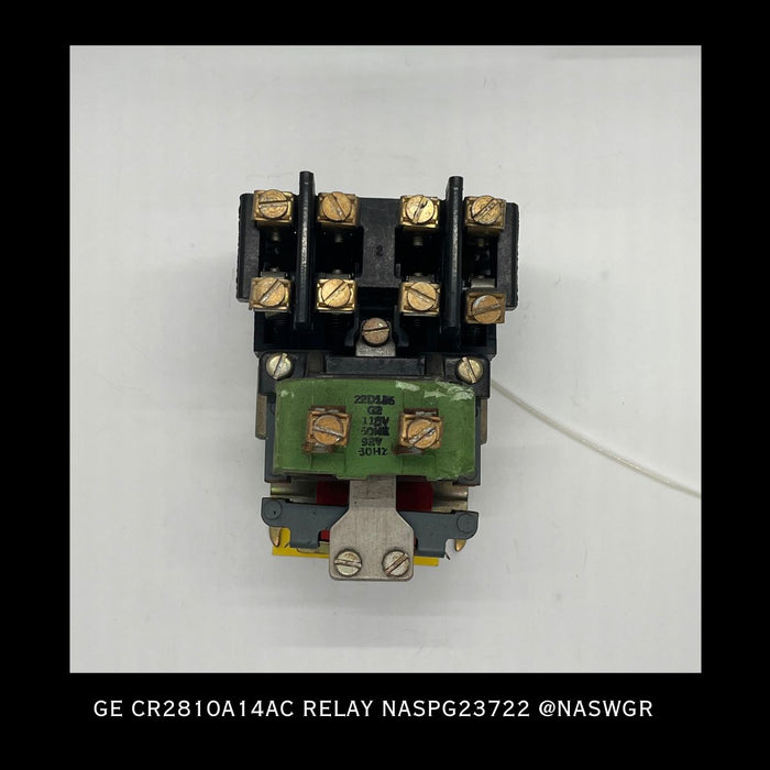 22D135G2 ~ GE CR2810A14AC Machine Tool Relay