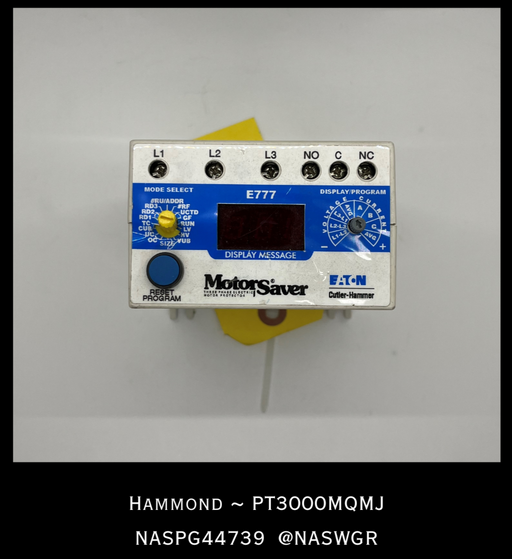 PT3000MQMJ ~ HAMMOND PT3000MQMJ Type 3AH Industrial Control Transformer