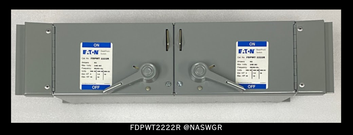 Eaton FDPWT2222R Fusible Panelboard Switch - 60/60 Amp - Unused