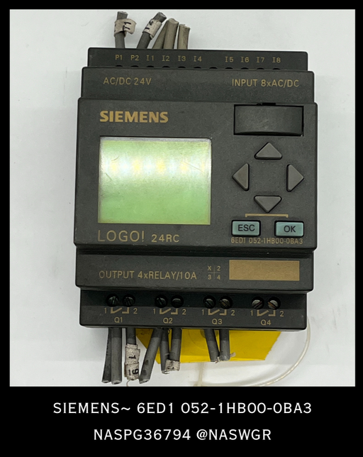 6ED1 052-1HB00-0BA3 - Siemens 6ED1 052-1HB00-0BA3 - Logo 24RC Relay