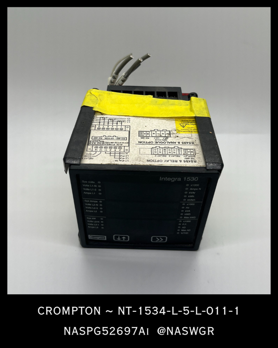 INT-1534-L-5-L-011-1 ~ Crompton INT-1534-L-5-L-011-1 Integra 1530 Relay