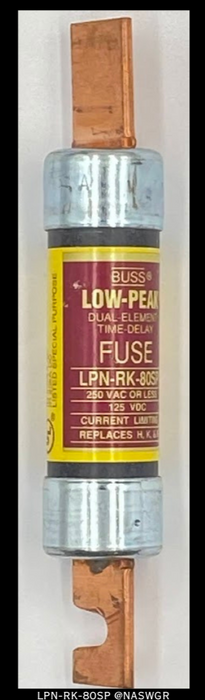 Cooper Bussman LPN-RK-80SP Fuse - 80A/250V - Unused